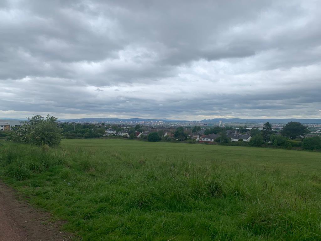 LizBarnes2's tweet photo. Amazing view over Glasgow in my lunchtime walk today in support of my mental and physical well-being! #lifelines #talkgroup20 #sappursupport https://t.co/NOsNdyUgSX