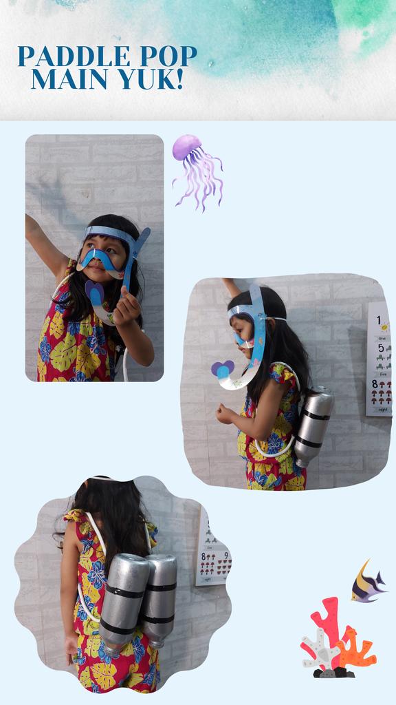 IAmalia21's tweet photo. Yeay, sudah jadi DIY Oxygen Tank milik Embun. Bikinnya gampang ya Mom ternyata. Kalau biasanya botol plastik dibuang, Mom bisa buat Oxygen Tank seperti ini lho. 

#PaddlePopMainYuk
#WorldPlayDay
#Seaventure
#KEBXPaddlepop
@wallsidn https://t.co/BF5Mv3Or4b