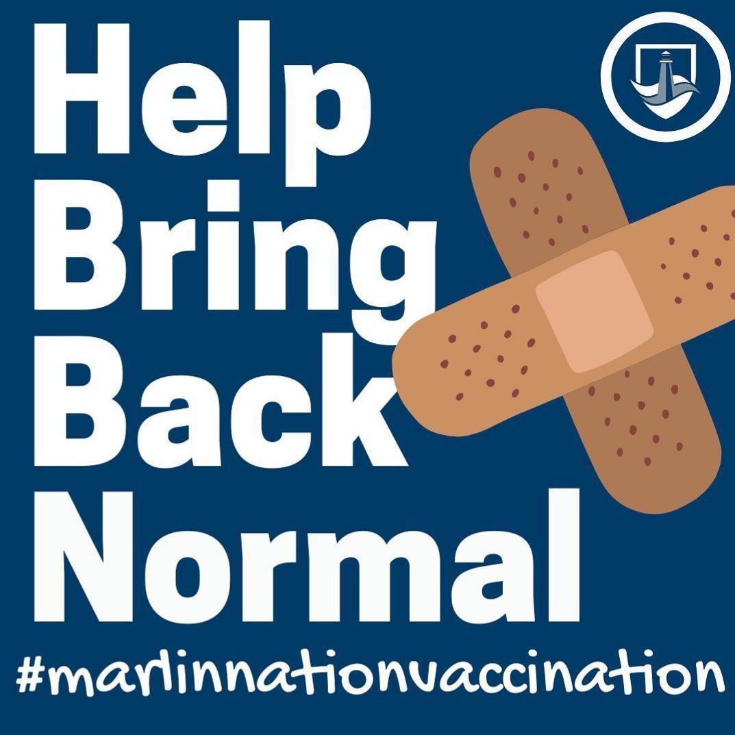 VWU_ResLife's tweet image. Don't forget to submit your COVID-19 vaccination record to covidsafe@vwu.edu by August 1st! #BringBackNormal #MarlinNationVaccination