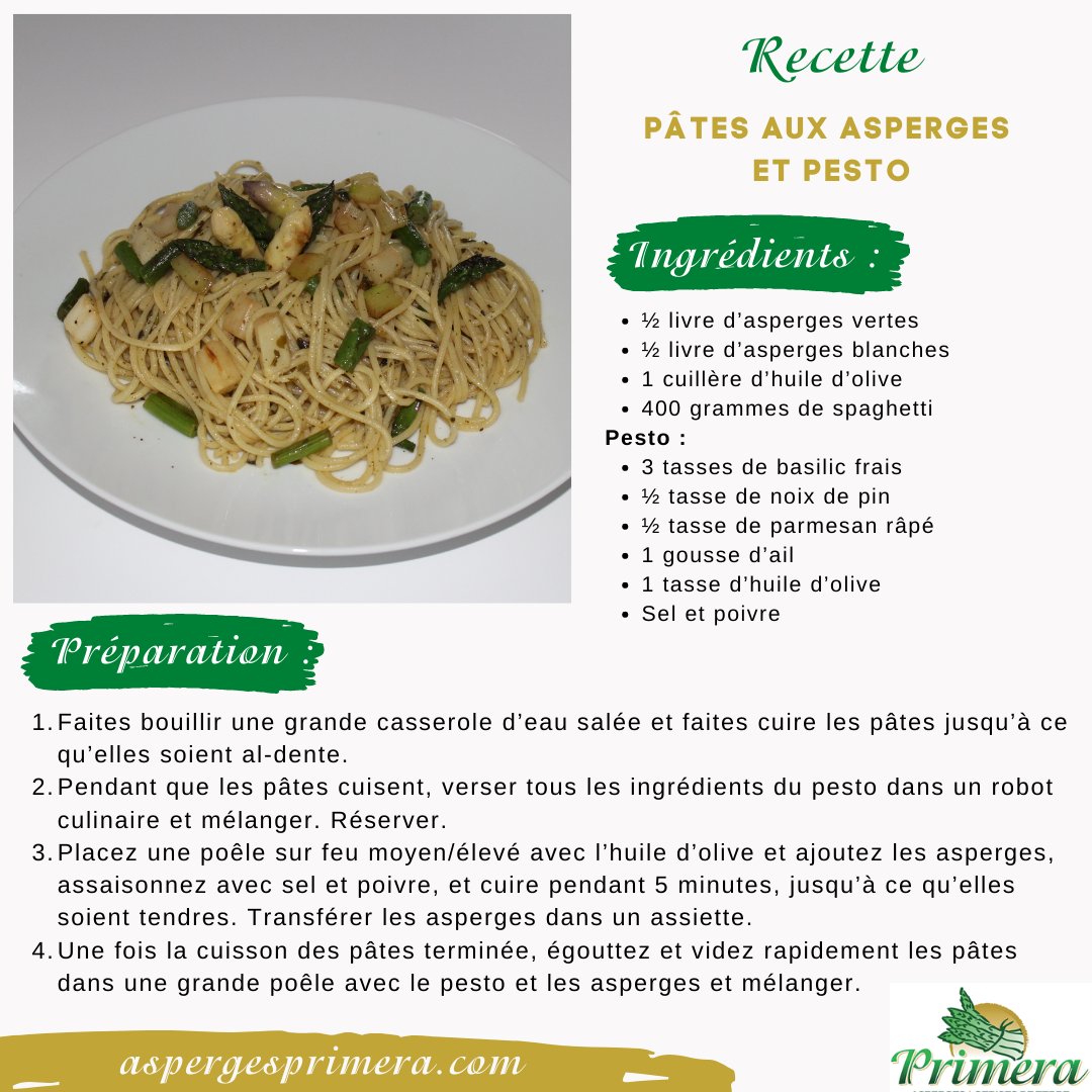 aspergesprimera's tweet photo. Pâtes Aux Asperges et pesto https://t.co/U2ghy7huyA https://t.co/BFWEFVoZbo