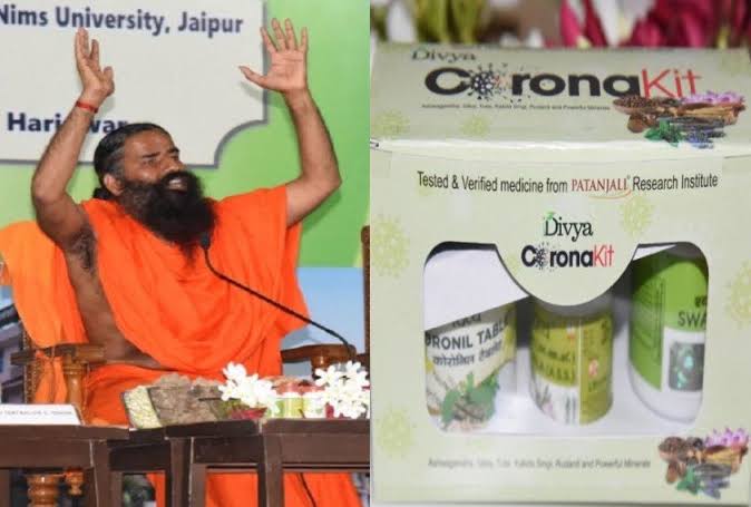 SyedAti98740799's tweet photo. #SayNoToPatanjali
Bhakts think Baba Ramdev is god and Patanjali products are his "prashad" but we have got our brains.. we know how he is using nationalism to sell his products and in return he is abusing our frontline covid warriors i.e, doctor.. #SayNoToPatanjali https://t.co/bi1cQAqD2F