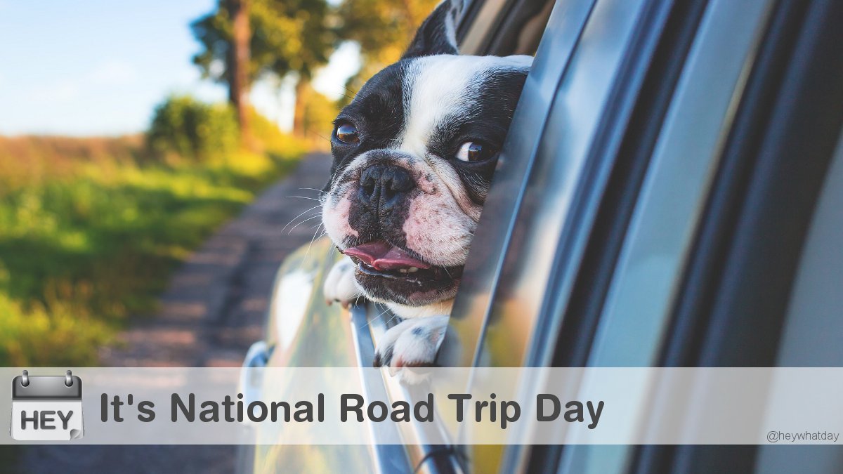 It's National Road Trip Day! 
#NationalRoadTripDay #RoadTripDay #Travel