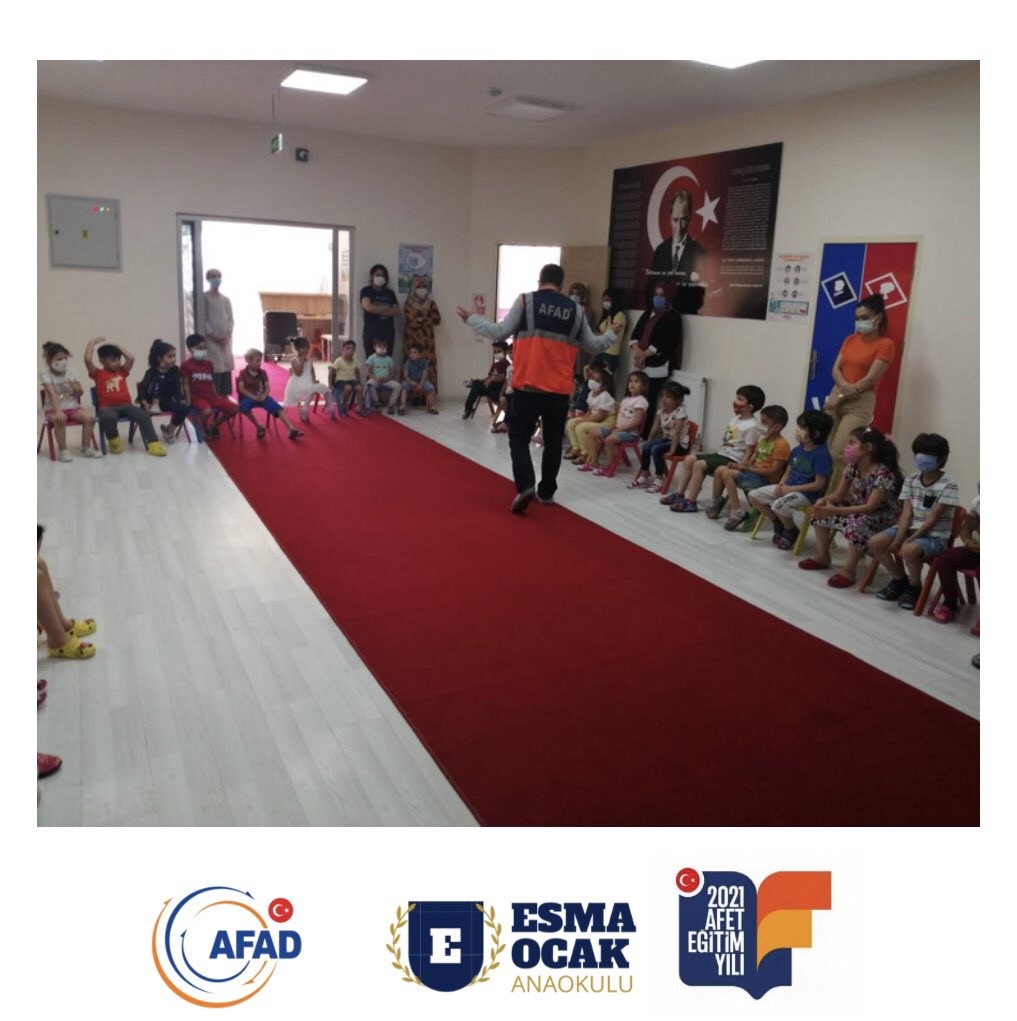 2021 Afet Eğitim Yılı Kapsamında AFAD Eğitmenlerinin Okulumuzda Düzenlemiş Oldukları Eğitimden Kareler…
#esmaocakanaokulu #kayapınar #diyarbakır

<a href="/ziyaselcuk/">Ziya Selçuk</a> <a href="/tcmeb/">Millî Eğitim Bakanlığı</a> <a href="/munirkaraloglu/">Münir Karaloğlu</a> <a href="/dbakirvalilik/">T.C. Diyarbakır Valiliği</a> <a href="/UnalKOC_/">Ünal KOÇ</a> <a href="/KAYAPINARDBAKIR/">Kayapınar Kaymakamlığı</a> <a href="/aydinak1977/">Av.Aydın AK</a> @kayapinarmeb