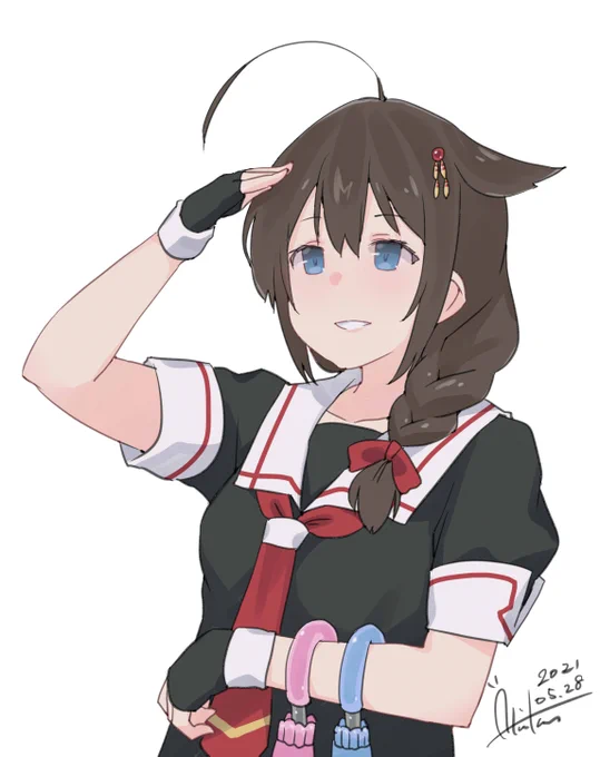 『いい雨だね…』
#艦これ #時雨 