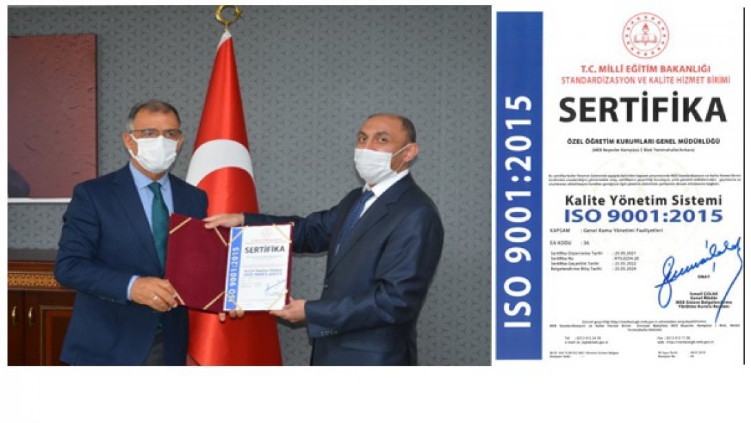 Uluslararası kalite standardı olan ISO 9001.2015 Kalite Yönetim Sistemi sertifikamızı aldık. Detayları haberimizde...

ookgm.meb.gov.tr/www/uluslarara…