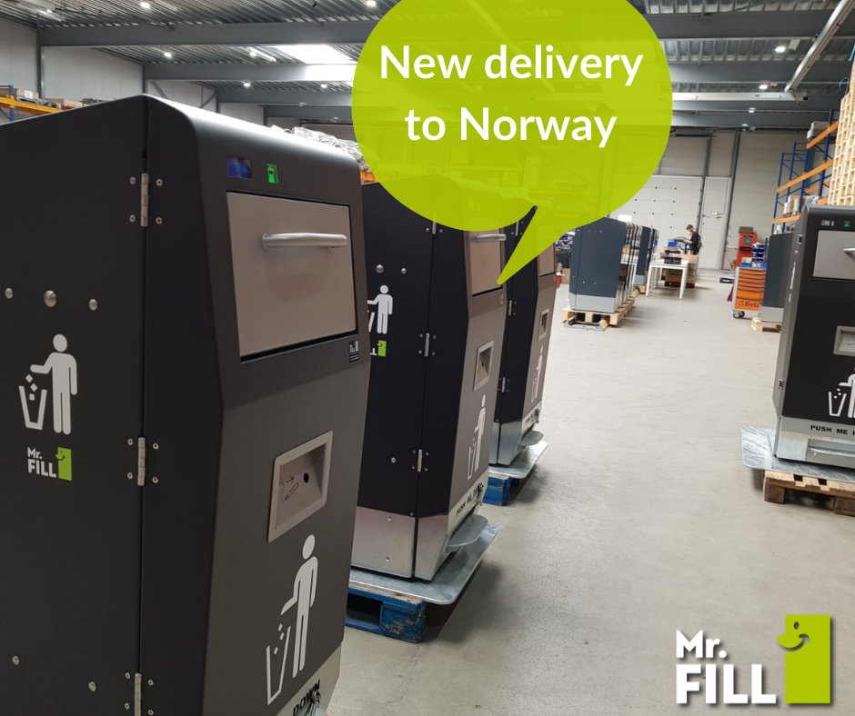 Together with our partner Namdal Ressurs AS various solar compacting bins are on their way to Norway to make the cities there even smarter! The solar compacting bins will be placed in different cities all around Norway.

#smartcity #smartwastesolutions #smartwaste #smartdata