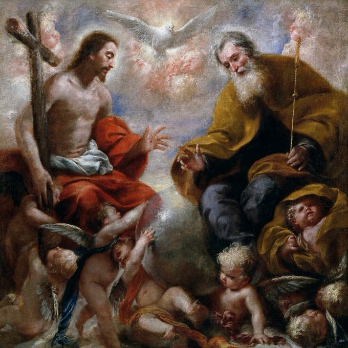 Santa_Palabra's tweet photo. Hoy celebramos a la Santísima Trinidad. Tres personas y una sola divinidad. Dios Padre, Dios Hijo, y Dios Espíritu Santo. https://t.co/3LotRwFhvV