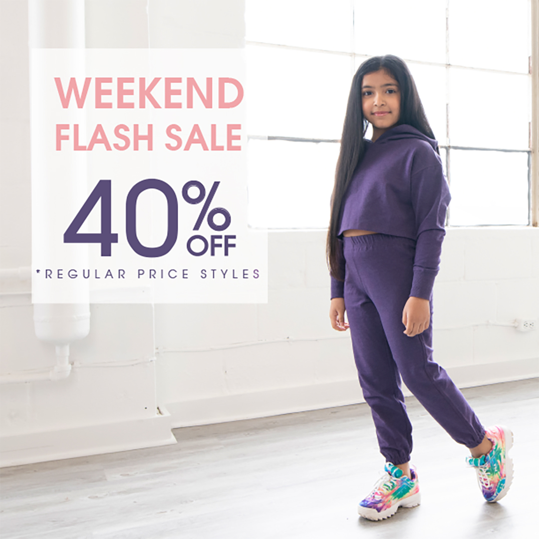 Happy Weekend! 40% Off ALL Regular Price Items starts now, including all New Arrivals and Accessories!
