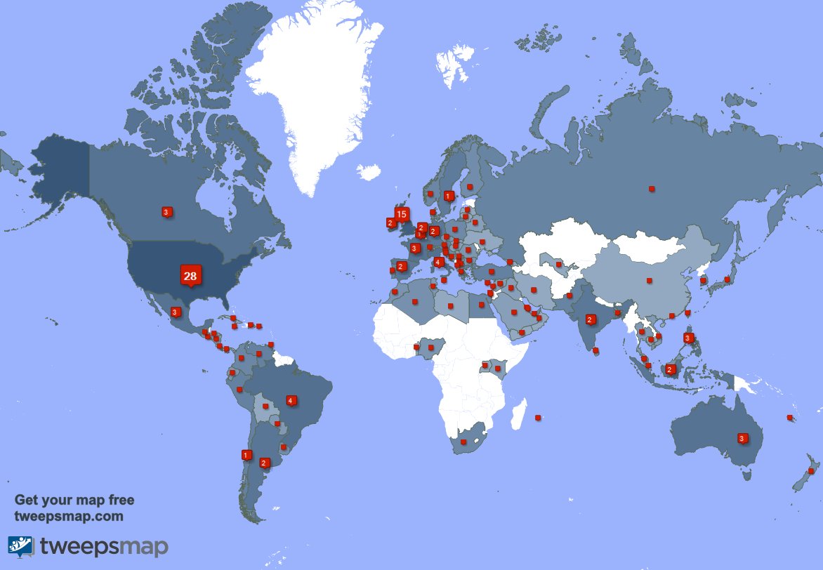 Special thank you to my 4 new followers from Argentina, and more last week. tweepsmap.com/!louisboo_bear