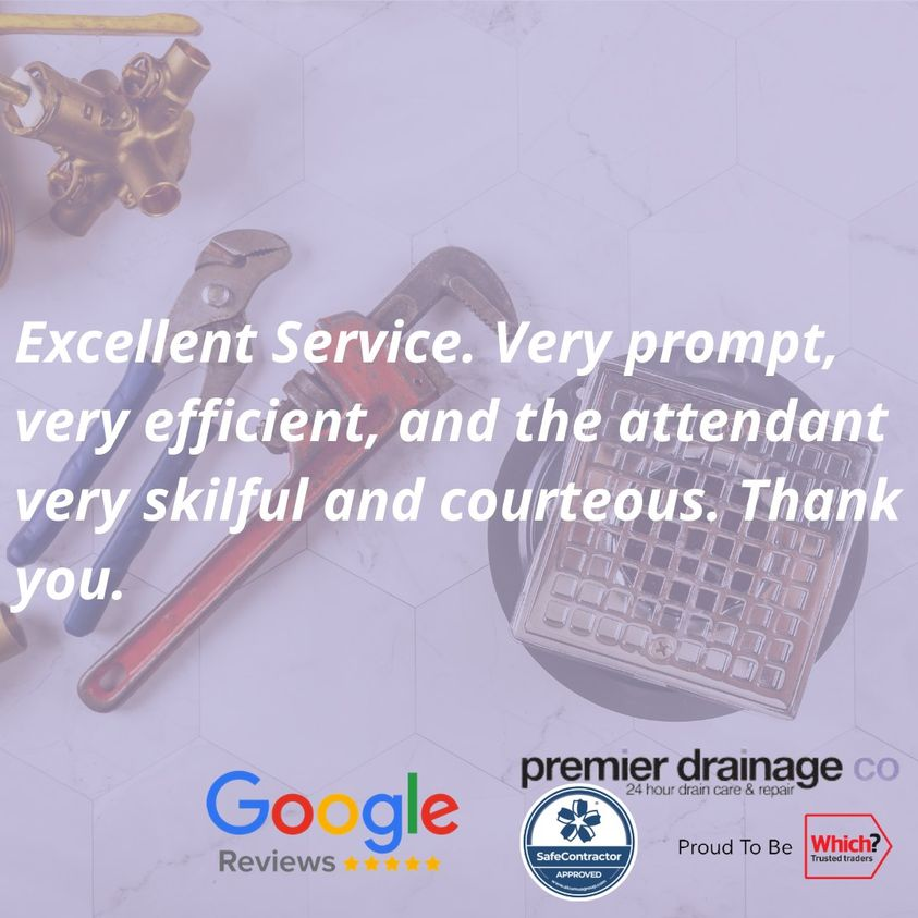 PremierDrainage's tweet photo. A recent review left by one of our valued customers!⭐️⭐️ https://t.co/ttwEeecMox