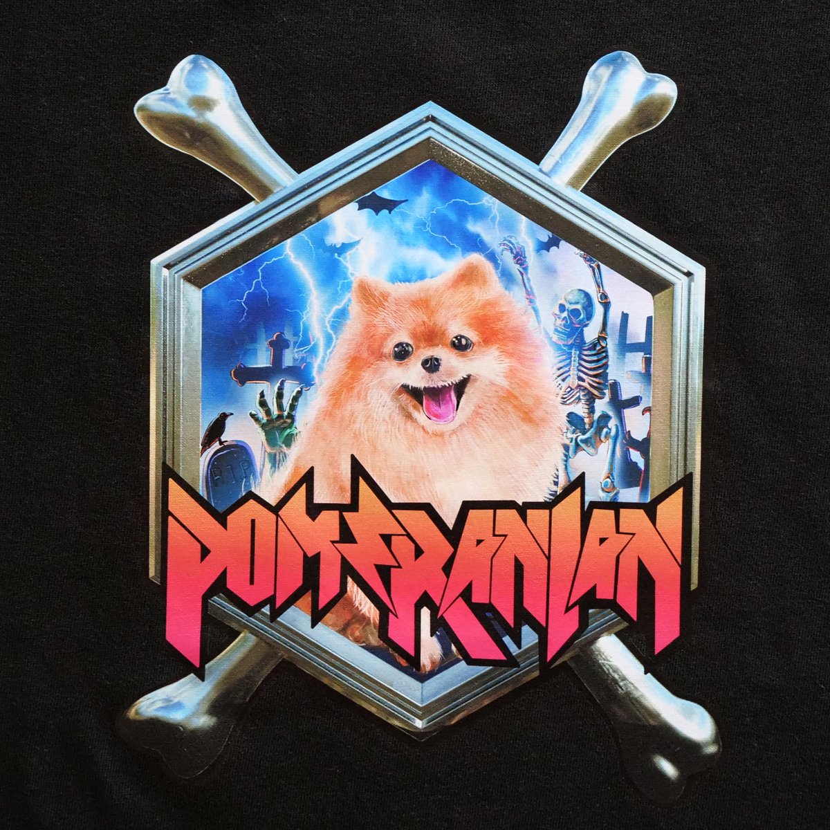 最強かわいいポメラニアンのメタルtシャツが出来ました 明日から来夢来 最強かわいいポメラニアンのメタルtシャツが出来ました 明日から来夢来