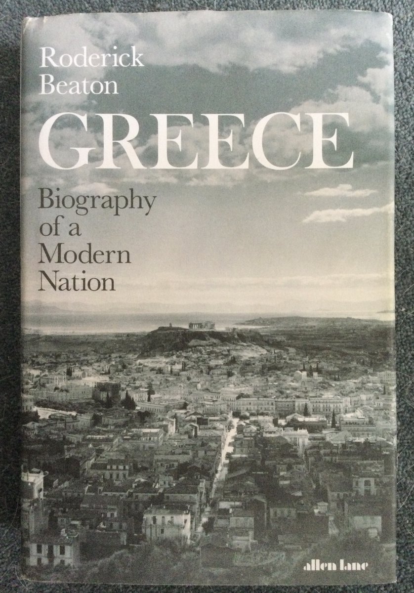 RuncimanAward's tweet photo. Second on our tour, by alphabet, of our 2021 short list is #Roderick_Beaton’s “#Greece: Biography of a Modern Nation”, which ‘reveals the remarkable achievement of building a modern nation on, sometimes literally, the ruins of a vanished civilization’. https://t.co/7zC9hcMsd1