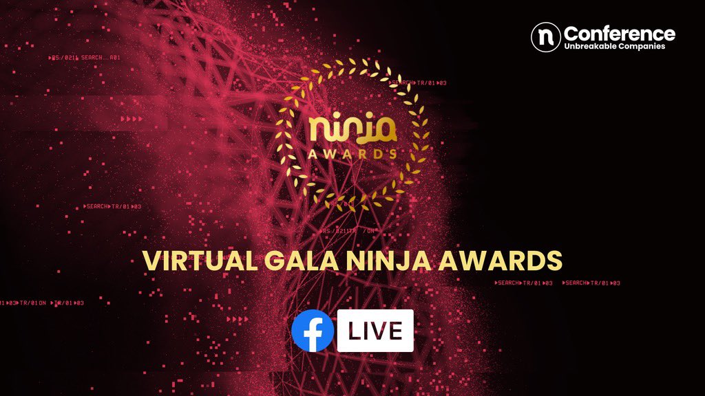 🏆Alle 17 non perdere il Virtual Gala Ninja Awards, in diretta sulla pagina Facebook di <a href="/ninjamarketing/">Ninja Business School</a> 

⭐️ Al termine di #NConf21, verranno decretati i vincitori tra coloro che si sono contraddistinti nella Digital Industry per tecnologia, approccio e valori.