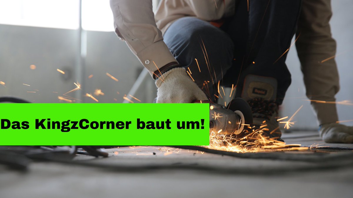 Wir freuen uns Euch mitteilen zu können, dass das #KingzCorner im Rahmen unterschiedlicher Projekte umgebaut wird. Der Keller wird mit  Recordingstudio, Filmstudio und Aufenthaltsraum ausgestattet. In der oberen Etage wird sich auch einiges ändern also stay tuned....