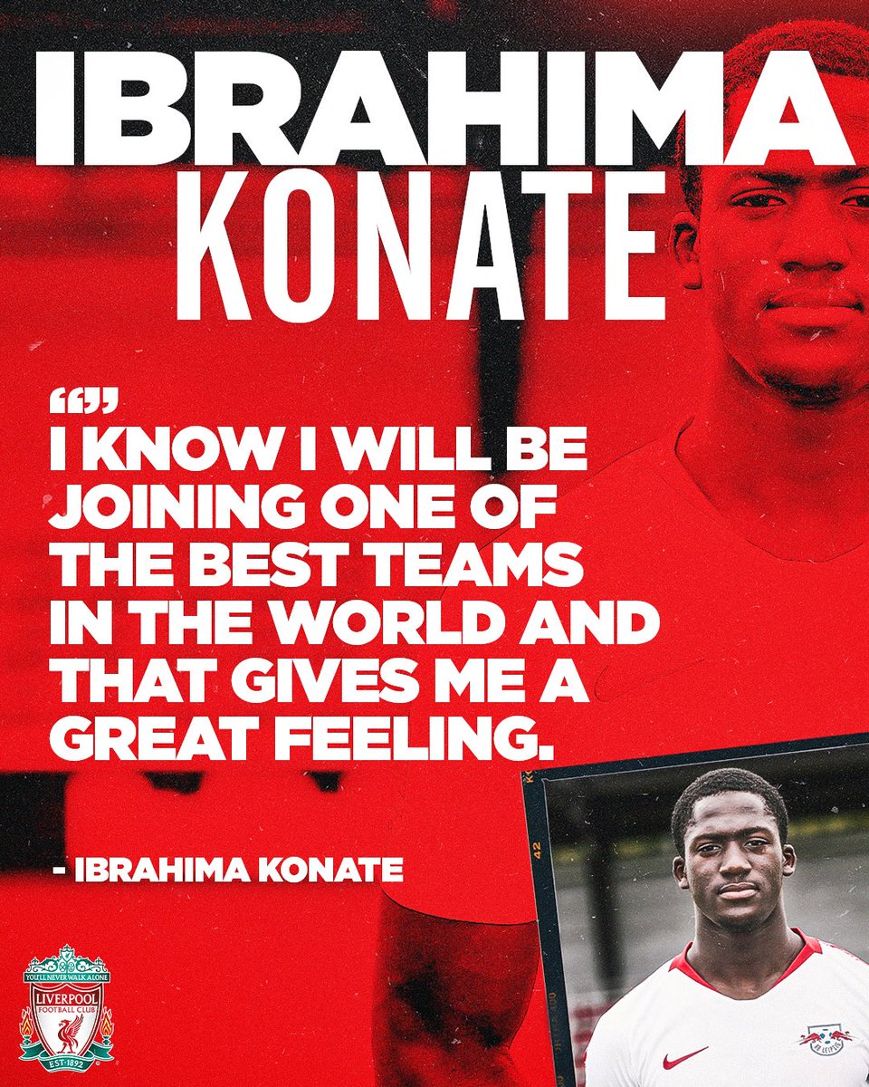 LFC's tweet photo. Can't wait to have you here, @IbrahimaKonate_ ♥️🇫🇷 https://t.co/GrJAesRrKl