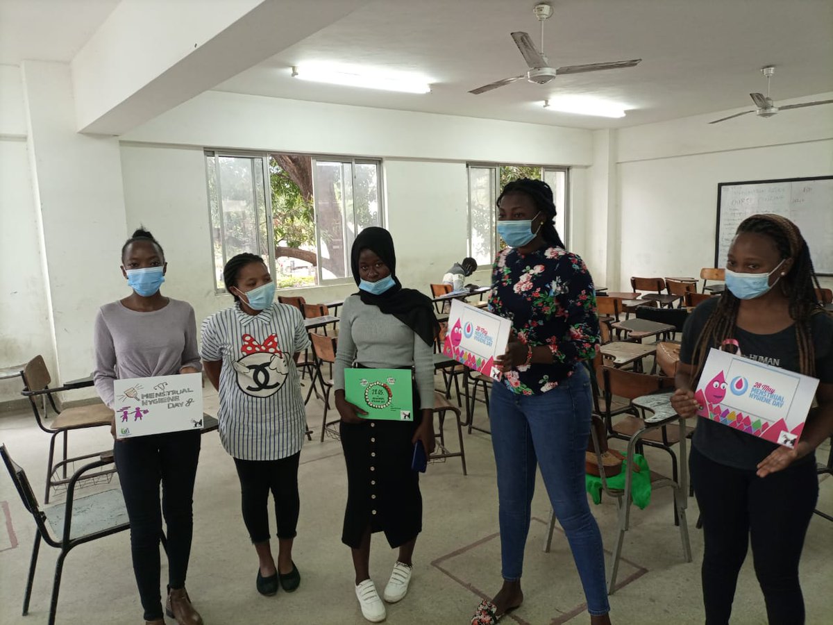 AjendaKenya's tweet photo. Today Comrades had a one on one Menstrual health hygiene awareness on how they can provide our female Classmates with safe environment while on their periods #PeriodNiNormal https://t.co/ZjPmsR3pEh