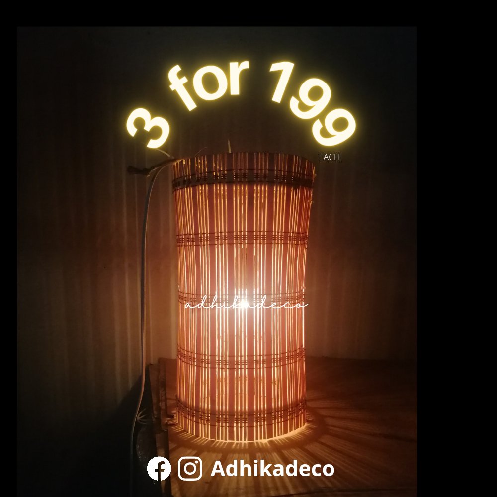 AdhikaDeco's tweet photo. ✨3 for 199 each✨
Available color/design on the comment

How to order? Click the link below ⤵️
https://t.co/Ex9dE6KvpG

We also now accept drop shipping! PM for those interested. Happy shopping! 💖

#adhikadeco #kawayanlamp #rustic #nordic #scandinavian #bohemian #supportlocal https://t.co/PJzJH7Xqmh