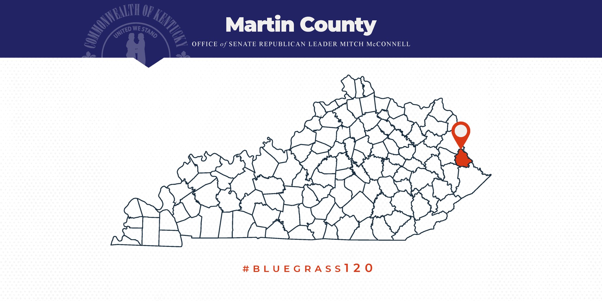 Senator Mcconnell Press For This Week S Bluegrass1 We Re E Traveling To A Place Nestled In The Beautiful Hills Of Eastern Kentucky Martin County Whose Motto Is New Commitments For A New