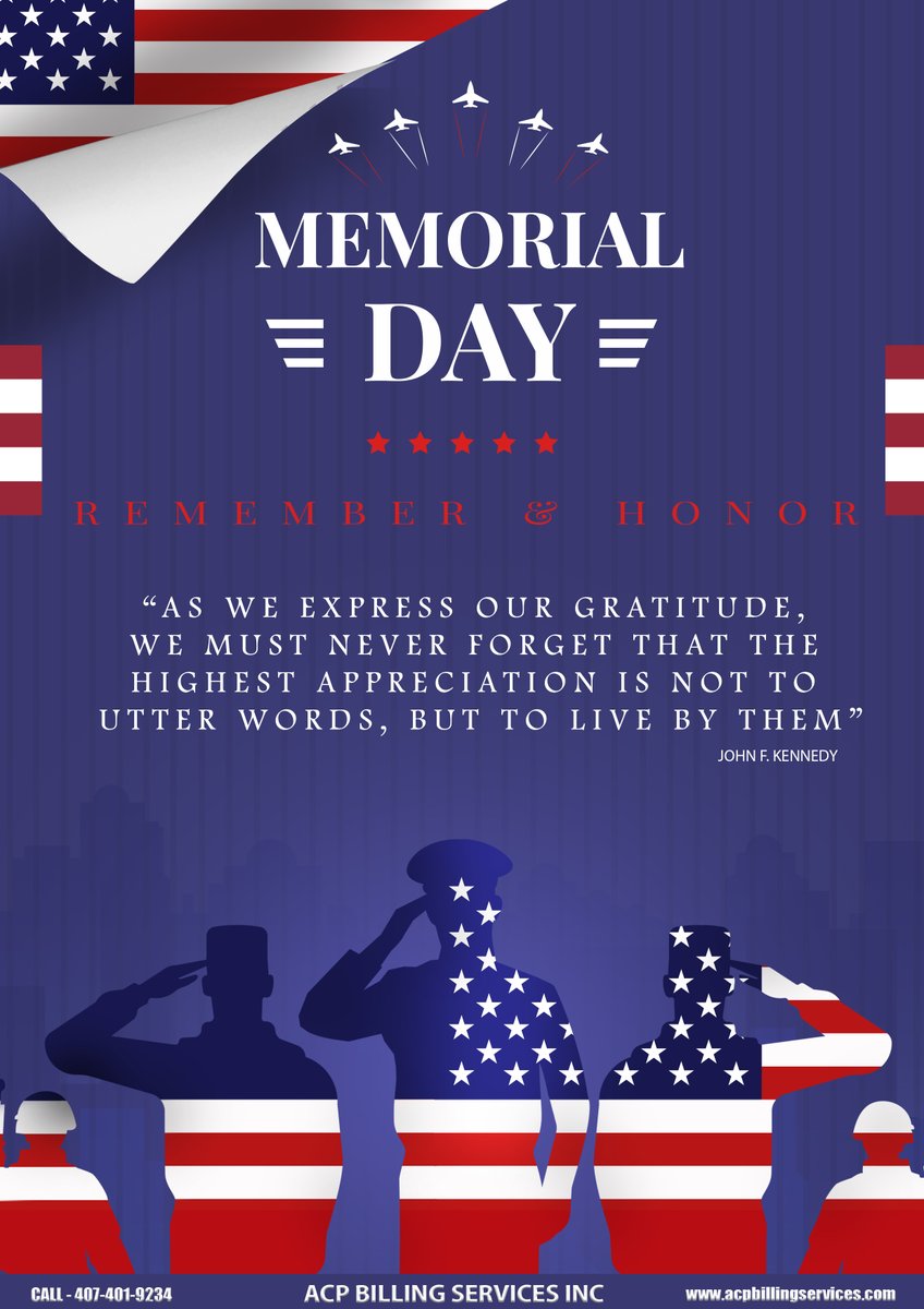 acpbillingusa's tweet photo. Thank you to the brave men and women who have made the ultimate sacrifice. #MemorialDay https://t.co/WNAIs1sxme