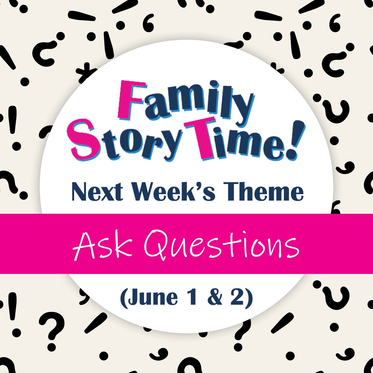 CookLibrary's tweet photo. WHO❓ Birth-5 years (and siblings) with caregiver!
WHAT❓ Register for Family Story Time!
WHERE❓ At https://t.co/TwQ3YroISv!
WHEN❓ Before Monday to receive the Zoom link!
WHY❓ Because everyone loves stories, songs & rhymes!
#CMPLD #earlylearning #storytime https://t.co/apavoYWyjD