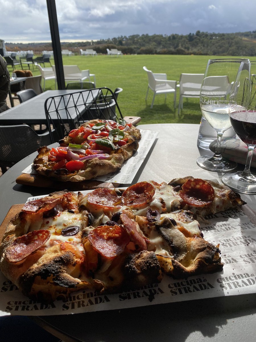 Lunch with cloud filled skies <a href="/ChalkHillWines/">Chalk Hill Wines</a>