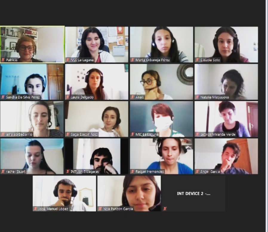 MIC_ULL's tweet photo. Hoy en el MIC hemos disfrutado de una charla sobre la interpretación en Amnistía Internacional seguida de una ronda de preguntas donde nuestro alumnado ha podido resolver todas sus dudas. #1nt #yosoymic #MICULL https://t.co/OHY1qxHmQN