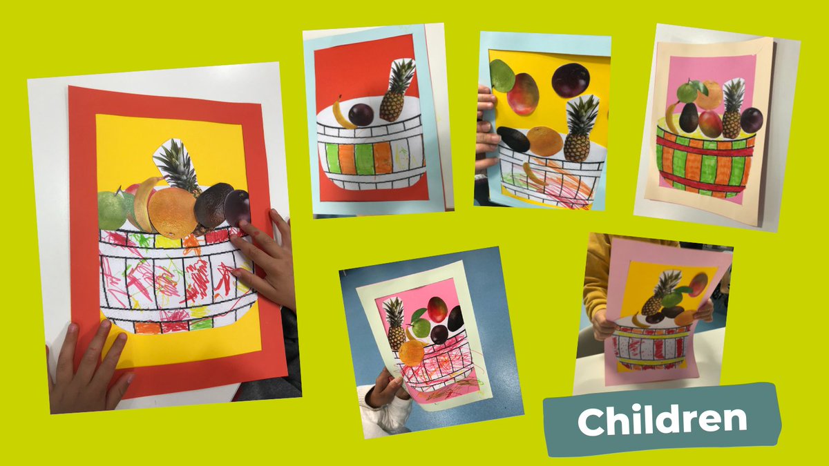 WCCLibraries's tweet photo. Children at Pimlico Library have made some awesome pictures of fruit baskets, inspired by the wonderful picture book 'Handa's Surprise' by Eileen Browne.
#WCCLibrariesandArchives #KidsArt #KidsCrafts #PimlicoLibrary #WestminsterLife https://t.co/d1E4OJuJVC