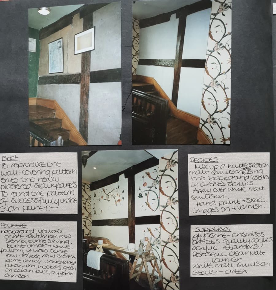 I found this scrapbook for all the work I did for Sir Peter Moores at Parbold Hall way back in the early 90’s. 
Brings back some great memories 🙏🏽