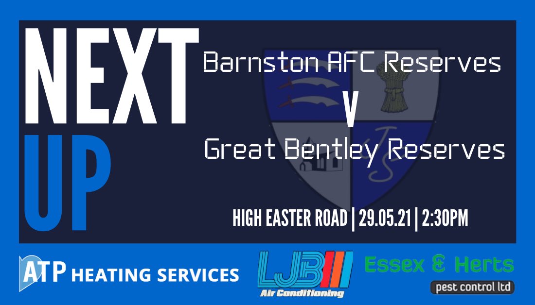 Barnston AFC - Reserves (@barnston_afc) on Twitter photo Tomorrow, we welcome <a href="/GTBENTLEYFC/">GREAT BENTLEY FC</a> Reserves to High Easter Road in the Semi Final of the Tommy Thompson Cup! ⚽️🔵🔵 #Upthebarno Tomorrow, we welcome <a href="/GTBENTLEYFC/">GREAT BENTLEY FC</a> Reserves to High Easter Road in the Semi Final of the Tommy Thompson Cup! ⚽️🔵🔵 #Upthebarno