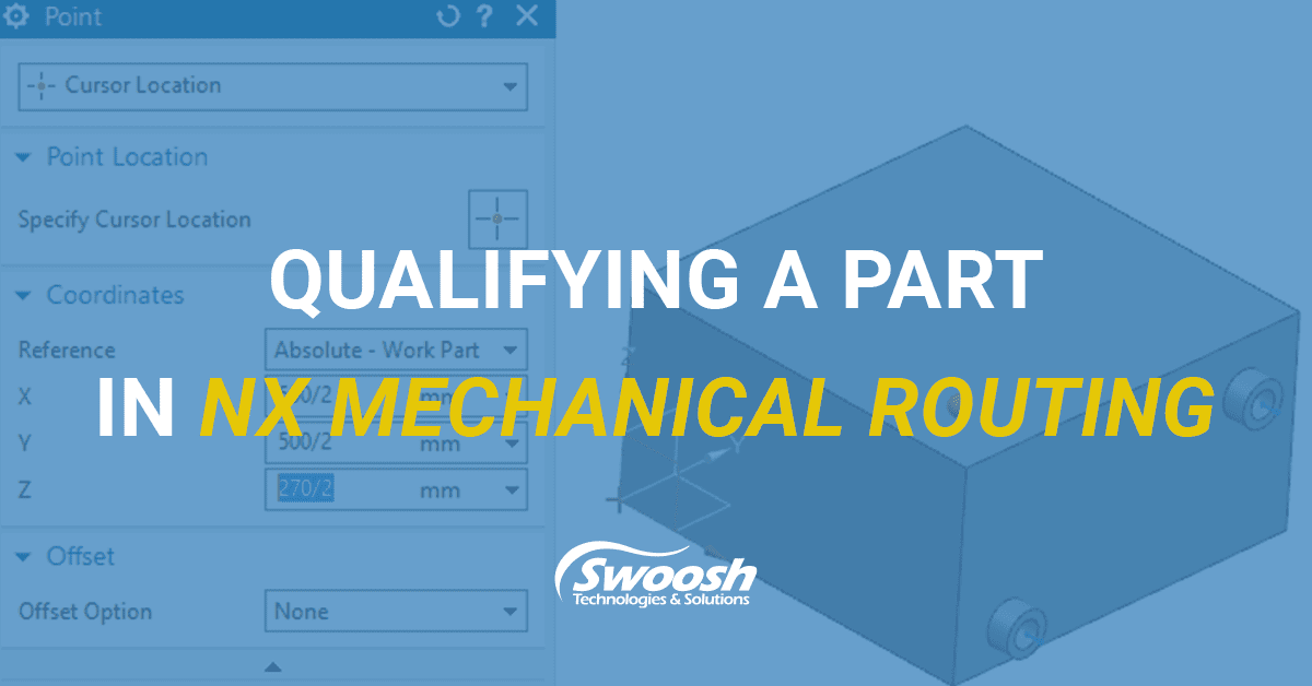 SwooshTech's tweet image. Ever wondered how to qualify a part in NX Mechanical Routing? 💡 We thought so! Our #CAD expert Dominic walks you through the process in our latest blog post >> ow.ly/LLzb50EXHQY!
#NXCAD #EngineeringTutorial