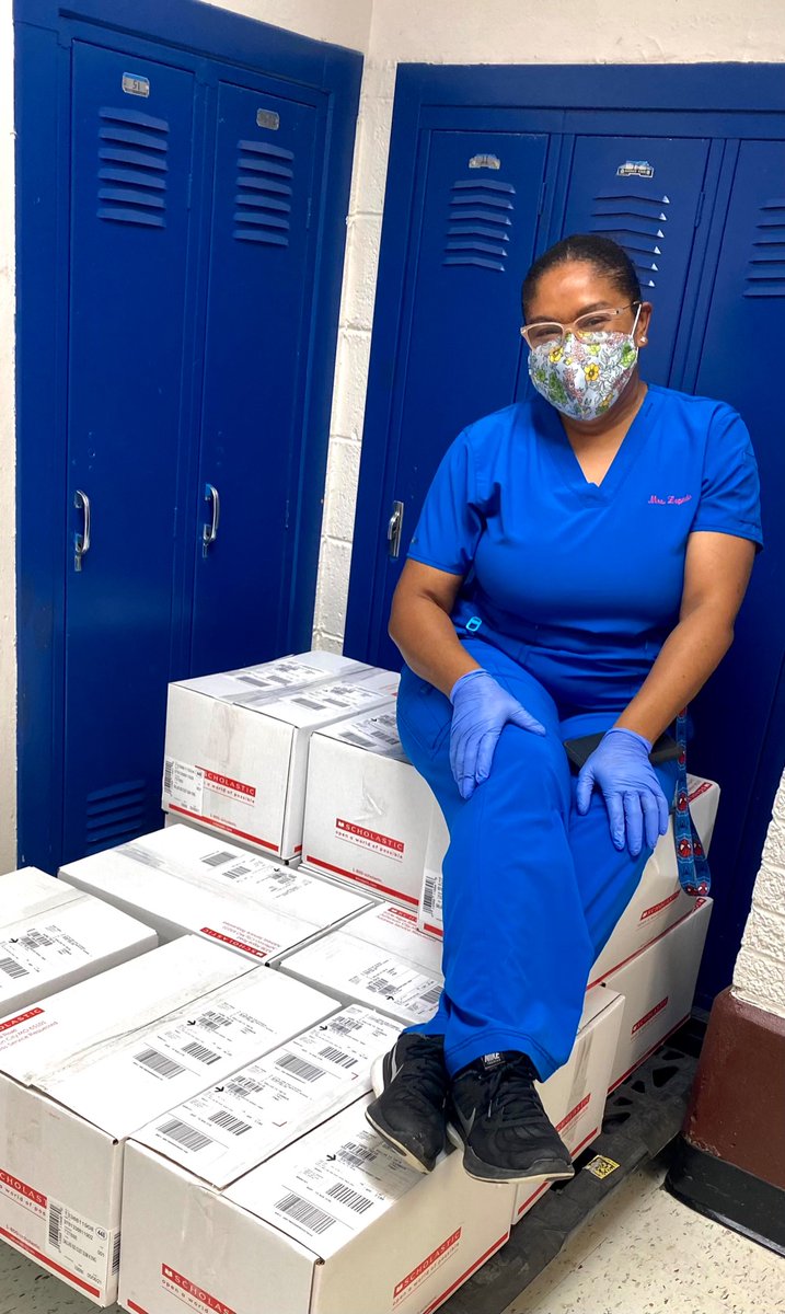 Thank you Scholastic for the free Books for our scholars! <a href="/scholasticinc/">andria</a>  #summerreading <a href="/BANDFeeder/">Bryan Adams/North Dallas Cluster</a>