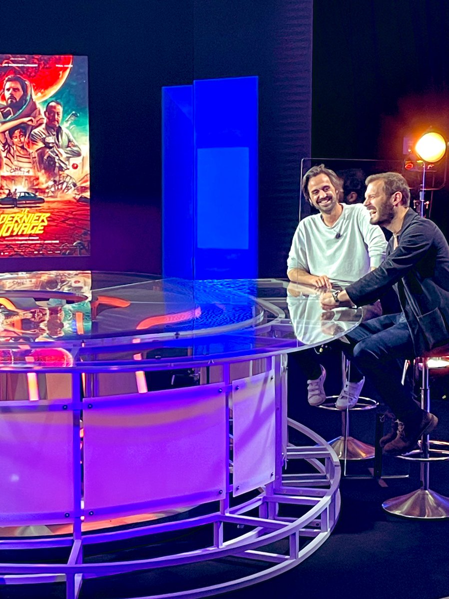 FranckNesme's tweet photo. Hugo Becker & Romain Quirot dans #LInstantCinema ce soir 20h20 en clair sur CINÉ+ et en replay sur MyCanal @pierrezeni @gildaslegac @mycineplus @myCANAL @Hug0Becker @TandemTM #Cinema #LeDernierVoyage #HugoBecker #RomainQuirot https://t.co/AWAHhse5kp