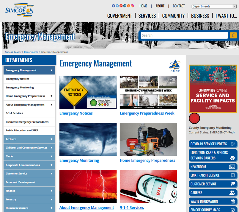 If you want to learn more about being prepared in the event of an emergency, then visit simcoe.ca/dpt/em, you can find great information about emergency preparedness and how <a href="/simcoecounty/">County of Simcoe</a> responds to local events! #ParamedicServicesWeek #Paramedic #StrongerTogether