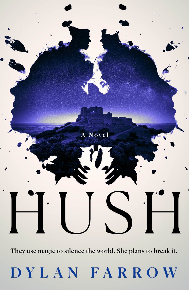 Graceling meets Red Queen in HUSH by @realdylanfarrow, with a brand new cover for the paperback! Available 4/26. Add it on Goodreads: bit.ly/HushTPGR Cover designer: Ervin Serrano Cover photos: Shutterstock