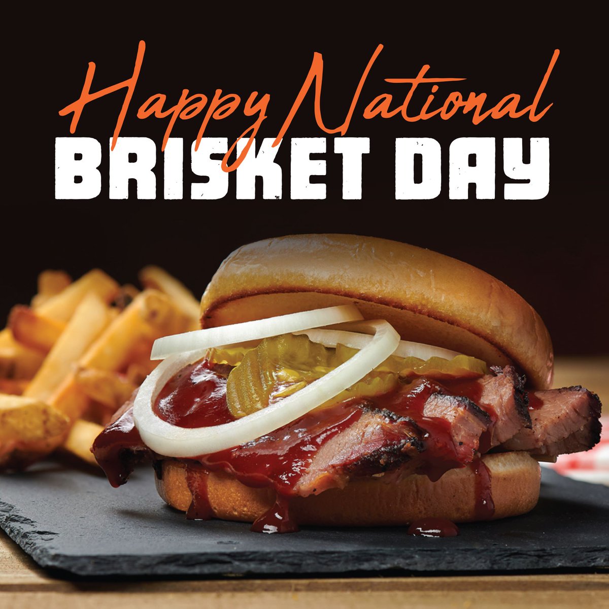 gradysbarbecue's tweet image. Happy National Brisket Day!🐮🎉 Come celebrate with tacos, a plate or sandwich!