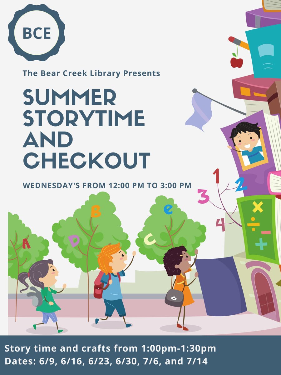 RCFE Library (@rcfelibrary) on Twitter photo Guess what <a href="/bcecougars/">Bear Creek Elem</a>???? The library will be open this summer for checkout, storytime, and crafts! <a href="/katyisd/">Katy ISD</a> <a href="/katy_libraries/">Katy ISD Libraries</a> Guess what <a href="/bcecougars/">Bear Creek Elem</a>???? The library will be open this summer for checkout, storytime, and crafts! <a href="/katyisd/">Katy ISD</a> <a href="/katy_libraries/">Katy ISD Libraries</a>
