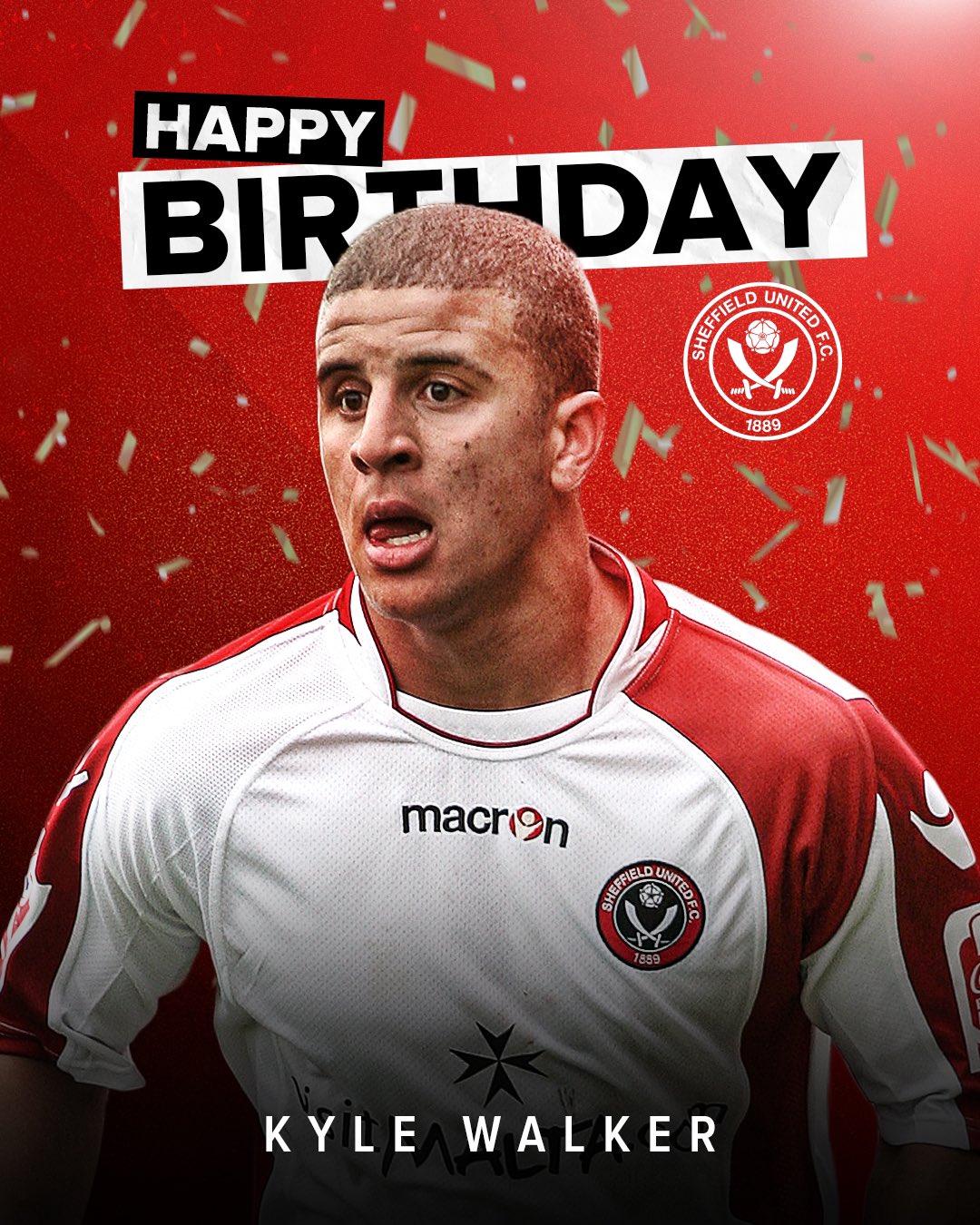 Happy Birthday to Sheffield United academy graduate, Kyle Walker. 