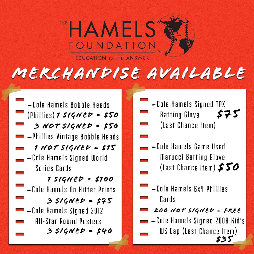 PBTourneys's tweet photo. Additional last chance @ColeHamels merch is now available for a short time only as we prepare for a weekend full of #MemorialDayWeekend baseball.

DM @TheHamels to purchase 📮 https://t.co/GBZ70Wwq7q