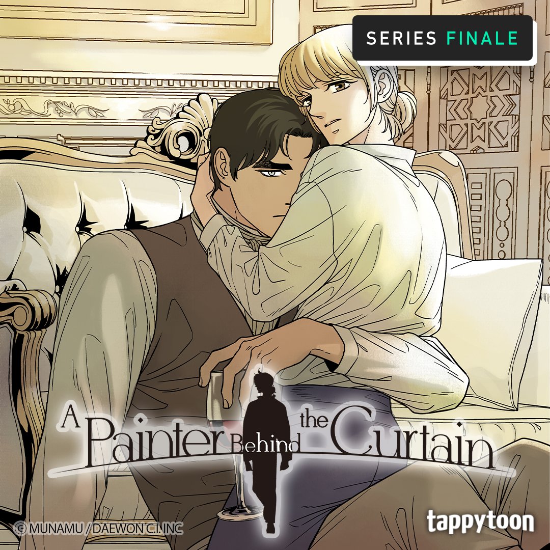 Tappy_toon's tweet photo. Time to say goodbye to Raymond and Ian in the series finale of A Painter Behind the Curtain tomorrow. 😢

Catch up with A Painter Behind the Curtain on #Tappytoon
👉https://t.co/YpIHlnMq46

🔞 version only on web/mobile web 👉 https://t.co/PBpgH9tuug

#BL #Romance #Comics https://t.co/tOJ7IzYNLP
