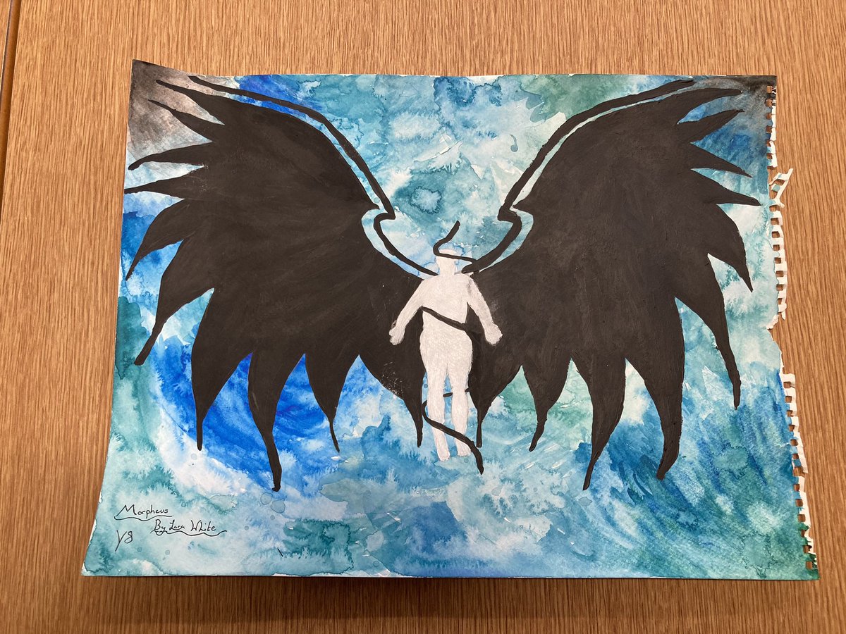 Our Y8 runner up for #NSSM2021 postcard design competition is Lara - the judges loved the abstract and colourful representation of Morpheus