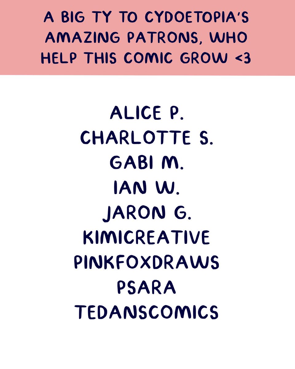 cydoetopia's tweet photo. Also ty to my wonderful patrons and their generous support to this comic 💕 I really appreciate it everyone. (Patreon link is in bio) https://t.co/Dw0UElWKFP