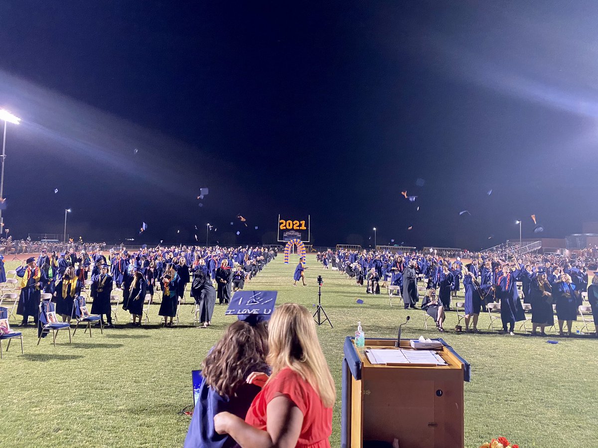 RepDavidCook's tweet image. I was honored to be on stage with leaders like @sherifflamb1 at the @Florenceusd @PostonAthletics football field to congratulate over 300 young men and women with their high school diplomas.  To the educators - job well done! @PinalCounty #AzFuture