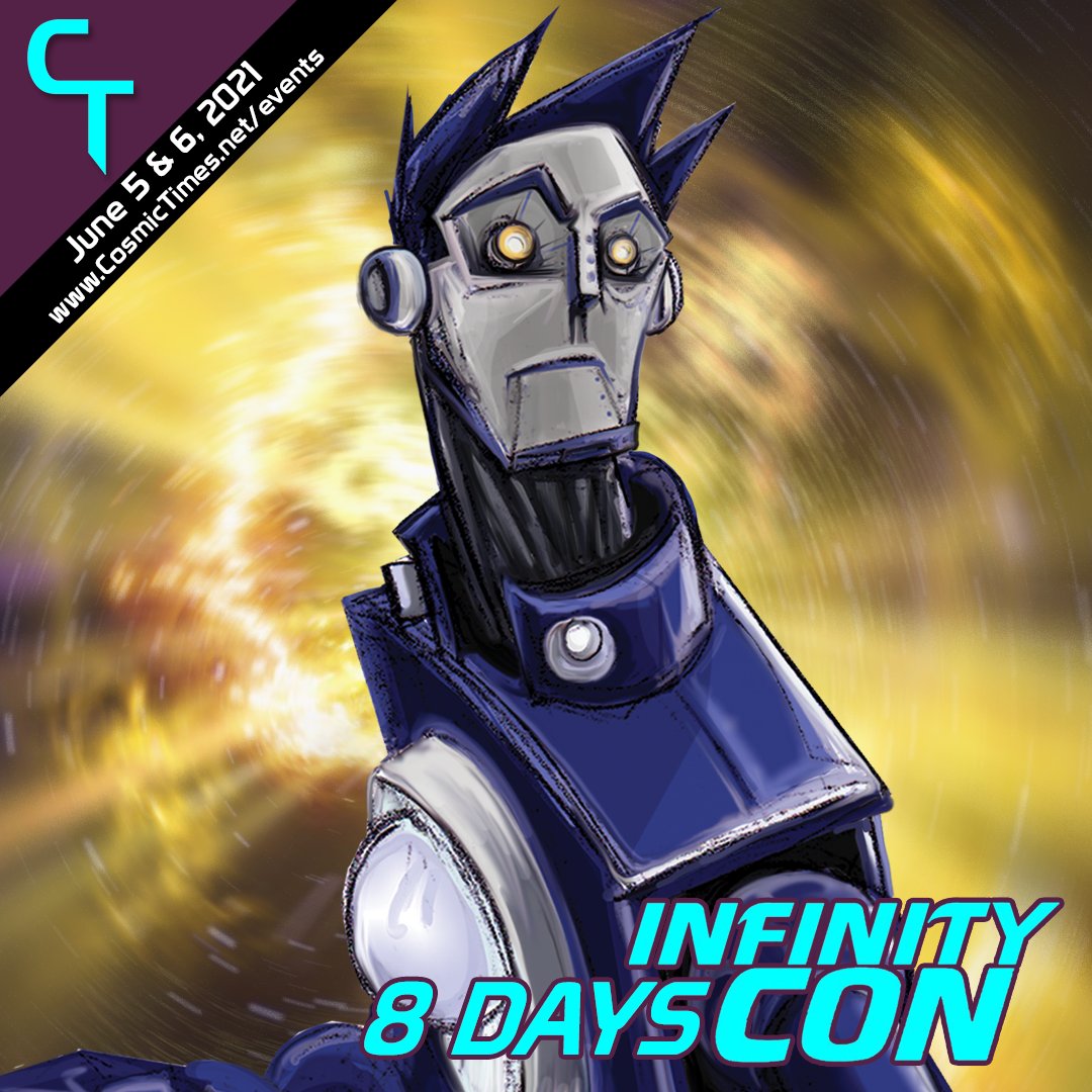 CosmicTimes's tweet photo. It would be a tragedy if you missed InfinityCon Tallahassee happening in just EIGHT DAYS! Be There and #BeCosmic! 
@IC_Tally 
https://t.co/ijsKp2XVy0
#ComicCon #InfinityCon #DST #DeepSpaceTragedy #Robots #Comics #indeComics #Countdown #CosmicTimes #Tallahassee https://t.co/FPO9pcHqf2