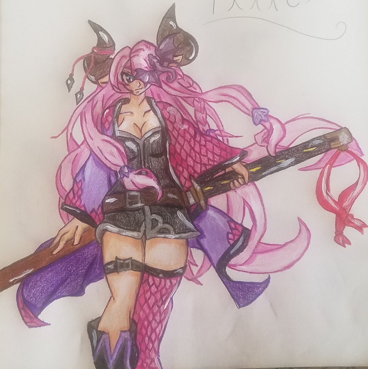 If any My Hero Academia 

Or

Demon Slayer 

Accounts are interested, I've been throwing one of my oc's into both of those verses. I even made her a hero costume and demon slayer attire for any interactions.

<a href="/OneSwordDragon/">(Semi Haitus)</a> 

And these are my drawings for her