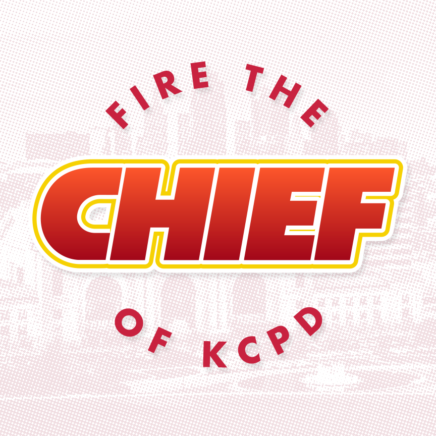 KCPDWatchdog's tweet photo. Happy Friday good people.  Today would be a great day to #FIRECHIEFRICKSMITH! #kcpdbudget #kcmo #kcprotests https://t.co/T0GSzKlPkQ