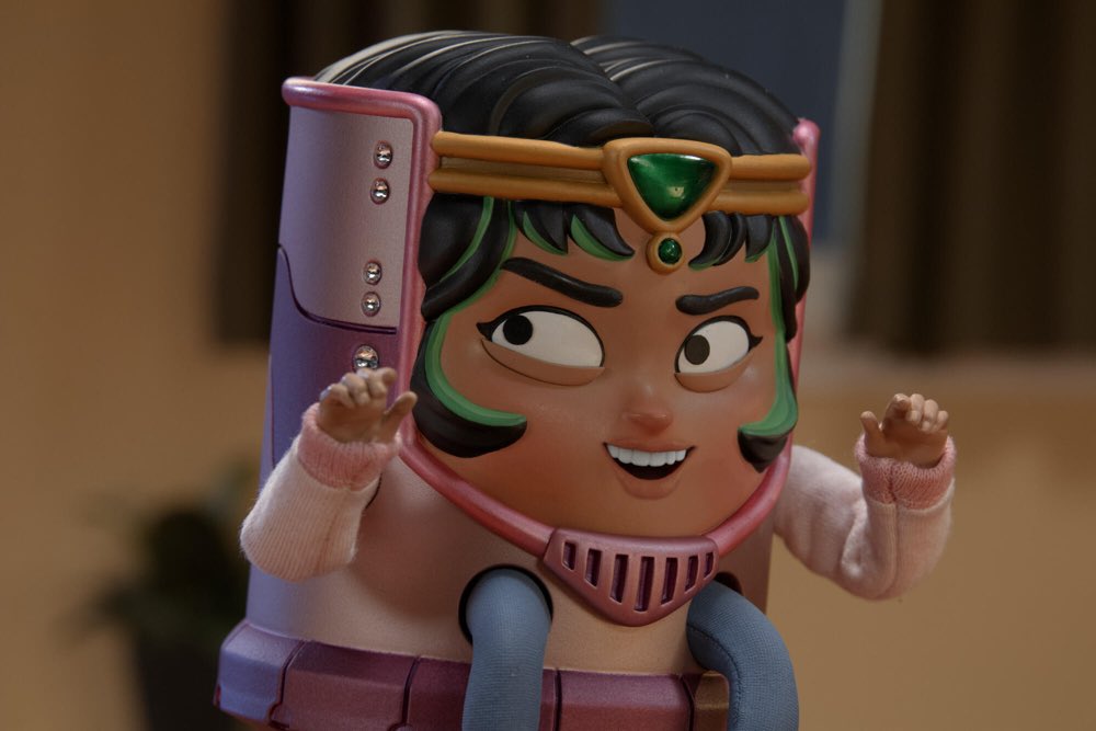 LaNotaNerd's tweet photo. Tuve la oportunidad de conocer a @melissafumero (Brooklyn 99), quién le da la voz a Melissa Tarleton en la nueva serie de @MarvelsMODOK #ProudLatinos #MODOK https://t.co/pxhtjmGFOX