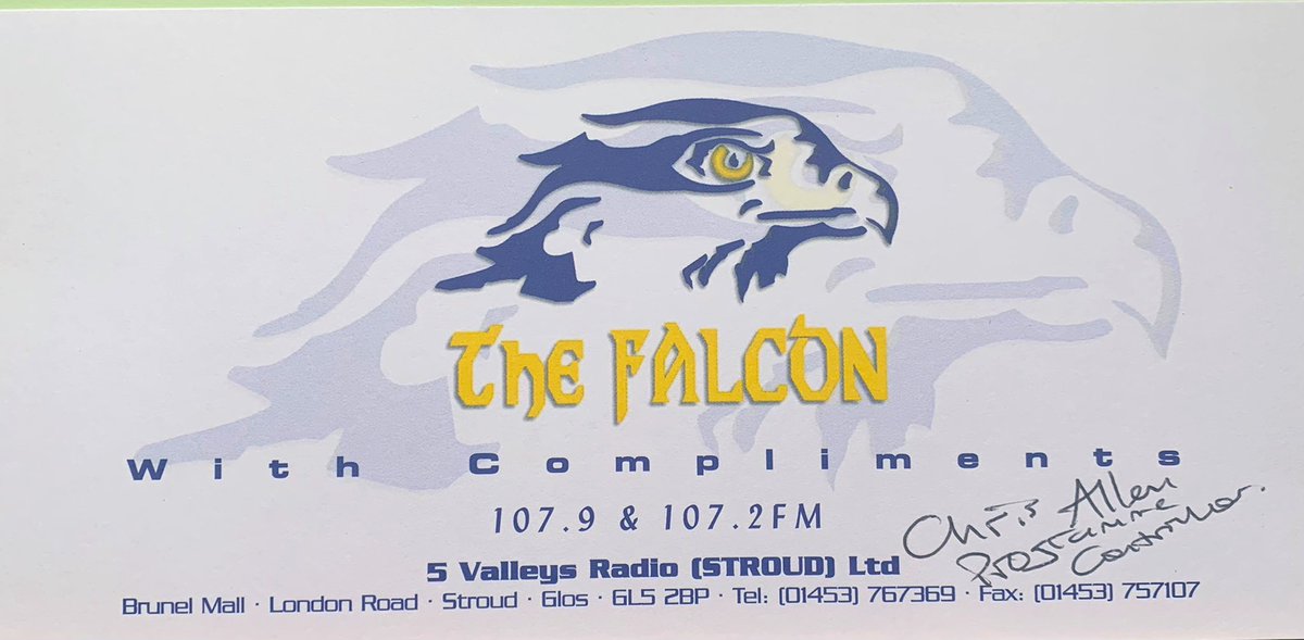 RetroRerunRadio's tweet photo. We’re back with more compliment slips. Another from Capital FM, Peak 107, The Falcon and Vibe 101 https://t.co/aSLQyNHuPk