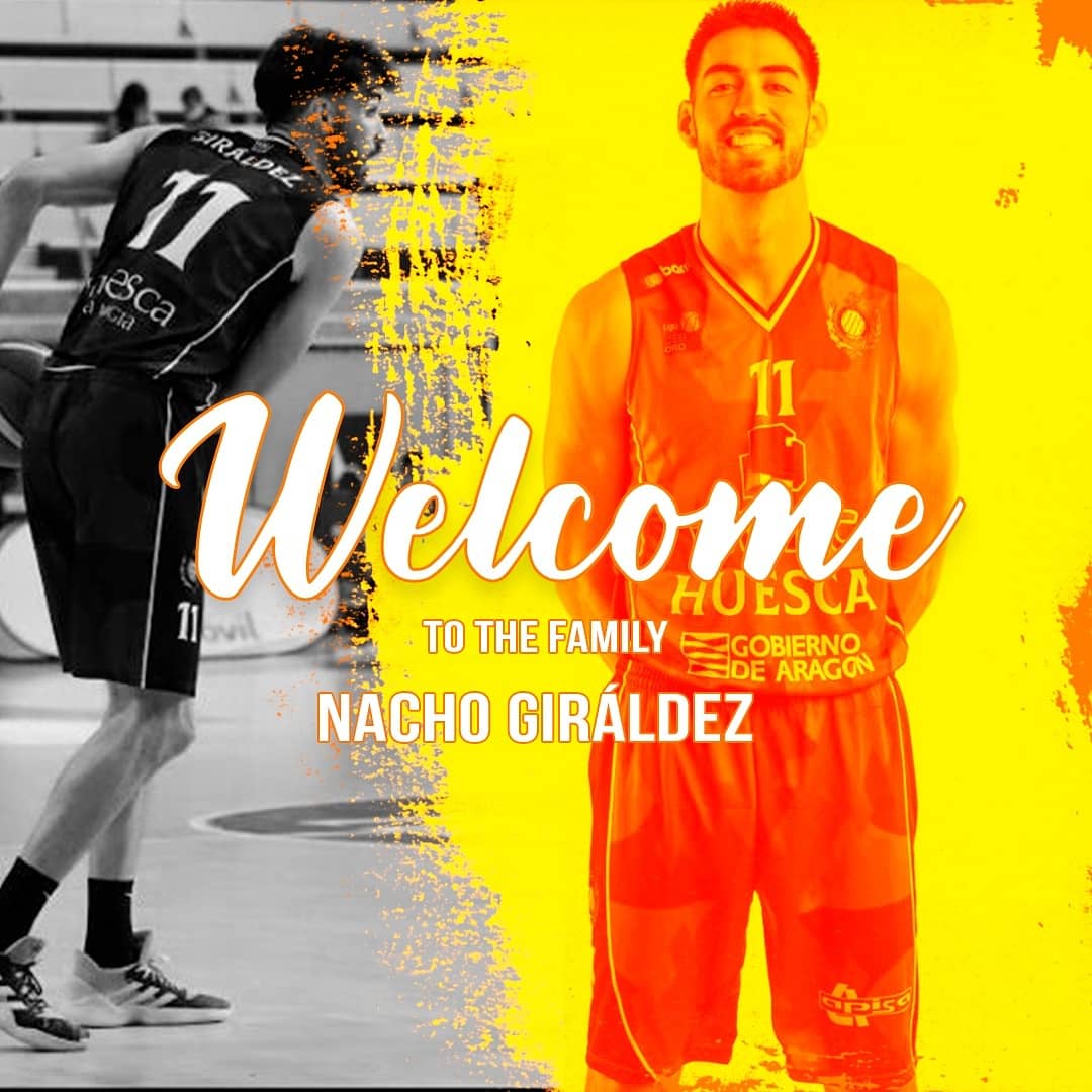 1997 born Spanish Forward Nacho Giráldez joins Pressiona‼️
He played this 2020-21 season for Huesca in his first season in LEB Oro, after playing for Villarrobledo and Utrera.
Nacho is a 6'8" (200 cm) strong forward with amazing versatility.

¡Bienvenido Nacho!

#PressionaPlayers