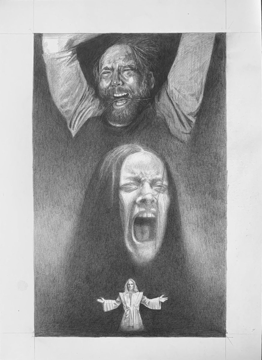 THEERUINER's tweet photo. Enjoying the heck out of this MANDY #wip
#MANDY
#PanosCosmatos
#NicolasCage
#NicCage
#AndreaRiseborough
#LinusRoach
#alternativemovieposter
#drawing
#illustration
#art
#graphite
#graphitedrawing
#artist
#artistsoninstagram
#pencildrawing
#poster
#workinprogress https://t.co/hH8EO2x0fl