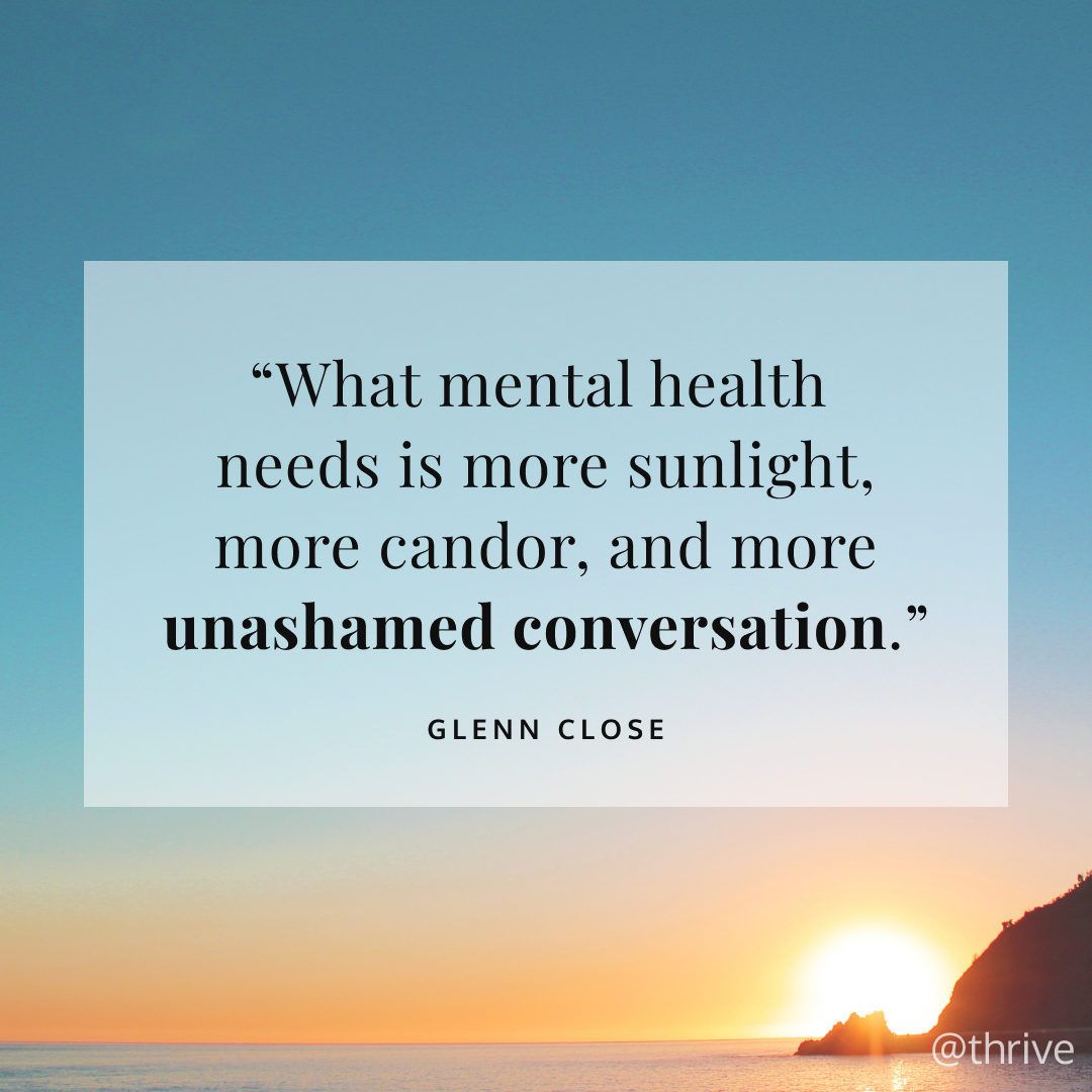 Mental health is just as important as physical health. Let's continue to normalize the conversation about it. 💛 #MentalHealthMonth